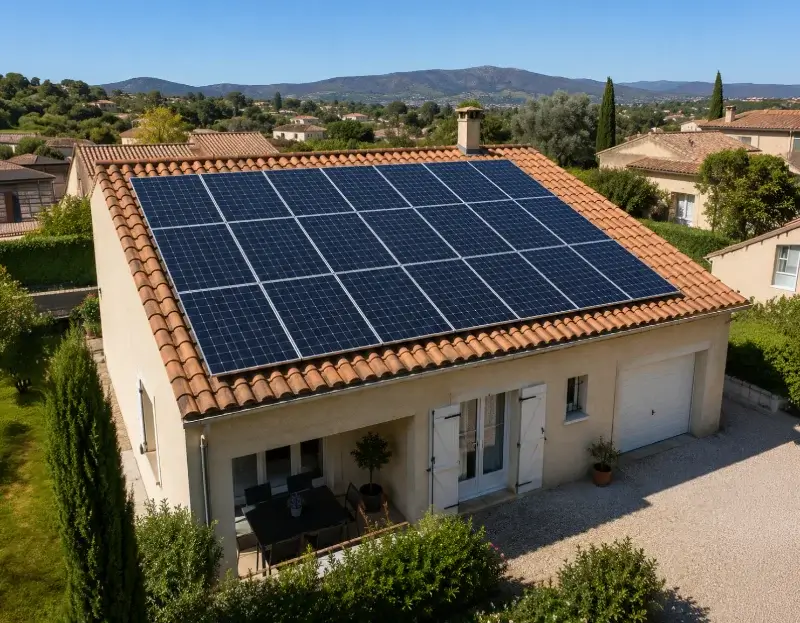 Prime à l'autoconsommation panneaux solaires Saint-Laurent-le-Minier — aide financière de l'État